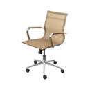 CADEIRA TELMA GIR BAIXA TELA COBRE