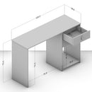 MESA FILADELFIA MDP BRANCO FF LISO