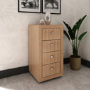 Gaveteiro com 4 Gavetas ME4133 Amêndoa