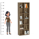 ESTANTE CARACOL 12N MDP CASTANHO UV TEX