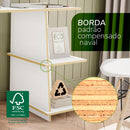 MESA FLORA MDP BRANCO FF LISO ECO FRIENDLY (CERT. FSC)