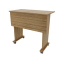 Mesa para Escritório com Rodizio ME4117 Amêndoa