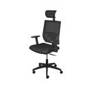 CADEIRA GARDENIA GIR ALTA TELA PRETA