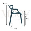 CADEIRA SOL AZUL PETROLEO