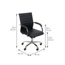 CADEIRA  MILÃO GIR BAIXA EM PU CARAMELO