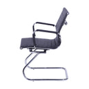 CADEIRA EAMES CORINO PRETO BASE FIXA
