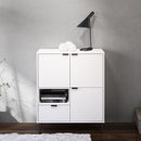 APARADOR CAYMAN 900MM MDP BRANCO FF LISO