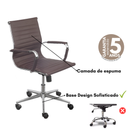 CADEIRA ESTELA BAIXA CORINO CAFÉ B. RODIZIO