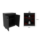 Balcão para Escritório com Chave ME4149 Preto