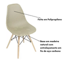 CADEIRA MEL PP FENDI BASE MADEIRA