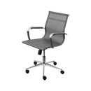 CADEIRA TELMA GIR BAIXA TELA CINZA