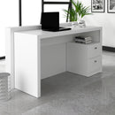 Mesa para Escritório com 2 gavetas ME4130 Branco