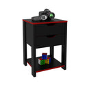 Gaveteiro Gamer ME4163 Preto/Vermelho