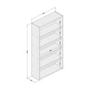 ESTANTE SHANTOU MDP BRANCO BP/LEGNO SALINAS FF