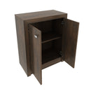 Balcão para Escritório com 2 Portas e 1 Prateleira ME4103 Rústico