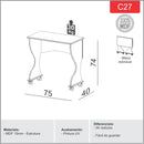 MESA P/ COMPUTADOR DOBRAVEL - FREIJO