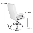 CADEIRA PRESIDENTE OLGA ACOLCHOADA BRANCA