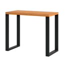 MESA ESCRITORIO INDUSTRIAL 89,5 X 44CM - FREIJO/PRETO FOSCO