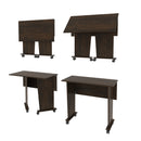 Mesa para Escritório com Rodizio ME4117 Rústico