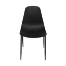 CADEIRA NAIRÓBI PP PRETA ESTRUTURA EM ACO PINTADO