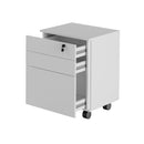 Gaveteiro Arquivo com Chave e Rodízio ME4148 Branco