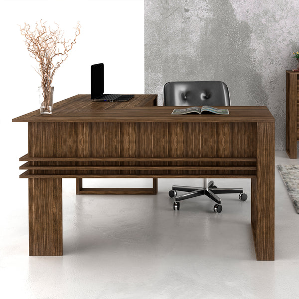 Mesa para Escritório Angular ME4145 Nogal