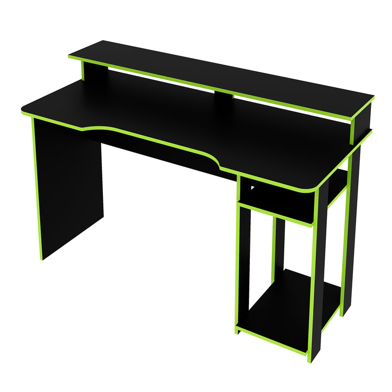 Mesa Gamer ME4153 Preto/Verde