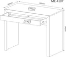 Escrivaninha para Escritório Amêndoa ME4107