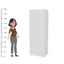 ARMARIO ORG CLEAN 2PTAS BRANCO UV TEX