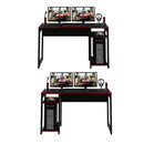 Mesa Gamer ME4152 Preto/Vermelho