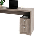 Mesa para Escritório com 2 gavetas ME4129 Carvalho