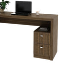 Mesa para Escritório com 2 gavetas ME4129 Nogal