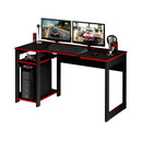 Mesa Gamer ME4152 Preto/Vermelho