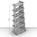 Estante Jade MDP Branco FF Liso Eco Friendly