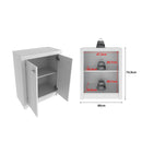 Balcão para Escritório com 2 Portas e 1 Prateleira ME4103 Branco