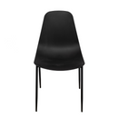 CADEIRA ANA PP PRETA ESTRUTURA EM ACO PINTADO