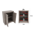 Balcão para Escritório com 2 Portas e 1 Prateleira ME4103 Carvalho