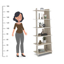 Estante Jade MDP Legno Salinas FF Eco Friendly