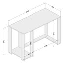 MESA SINGAPURA MDP PRETO FF BORDA VERMELHO