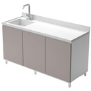 BALCÃO COM PIA - LINHA HOSPITALAR