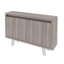 Balcão para Escritório com 3 portas ME4120 Carvalho/Fendi