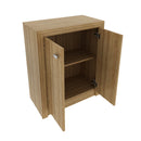 Balcão para Escritório com 2 Portas e 1 Prateleira ME4103 Amêndoa