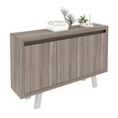 Balcão para Escritório com 3 portas ME4120 Carvalho/Fendi