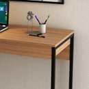 Mesa para Escritório  ME4160 Amêndoa/Preto