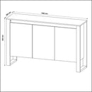 Balcão para Escritório com 3 Portas ME4147 Branco