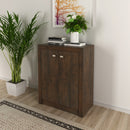 Balcão para Escritório com 2 Portas e 1 Prateleira ME4103 Rústico