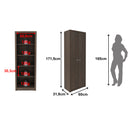 Armário para Escritório com 2 Portas ME4105 Rústico