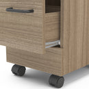 GAVETEIRO OSAKA 2GAV MDP CASTANHO UV TEX