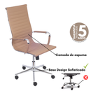 CADEIRA ESTELA GIR ALTA CORINO CARAMELO