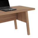 Mesa para Escritório com 2 gavetas ME4122 Amêndoa